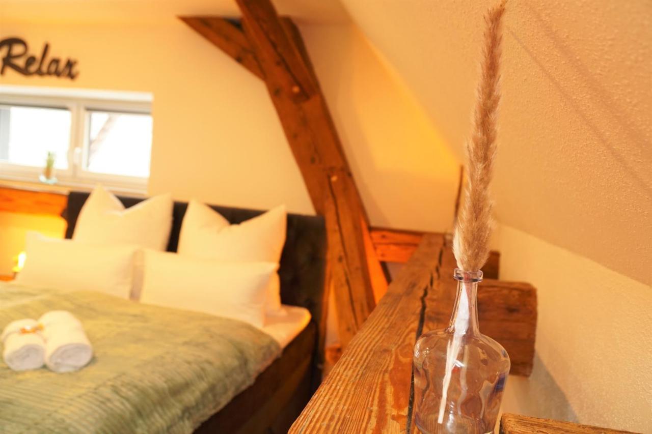 Galerie-Wohnung I Sanierter Pferdestall I Europapark I Boxspring I Nespresso Kippenheim Buitenkant foto