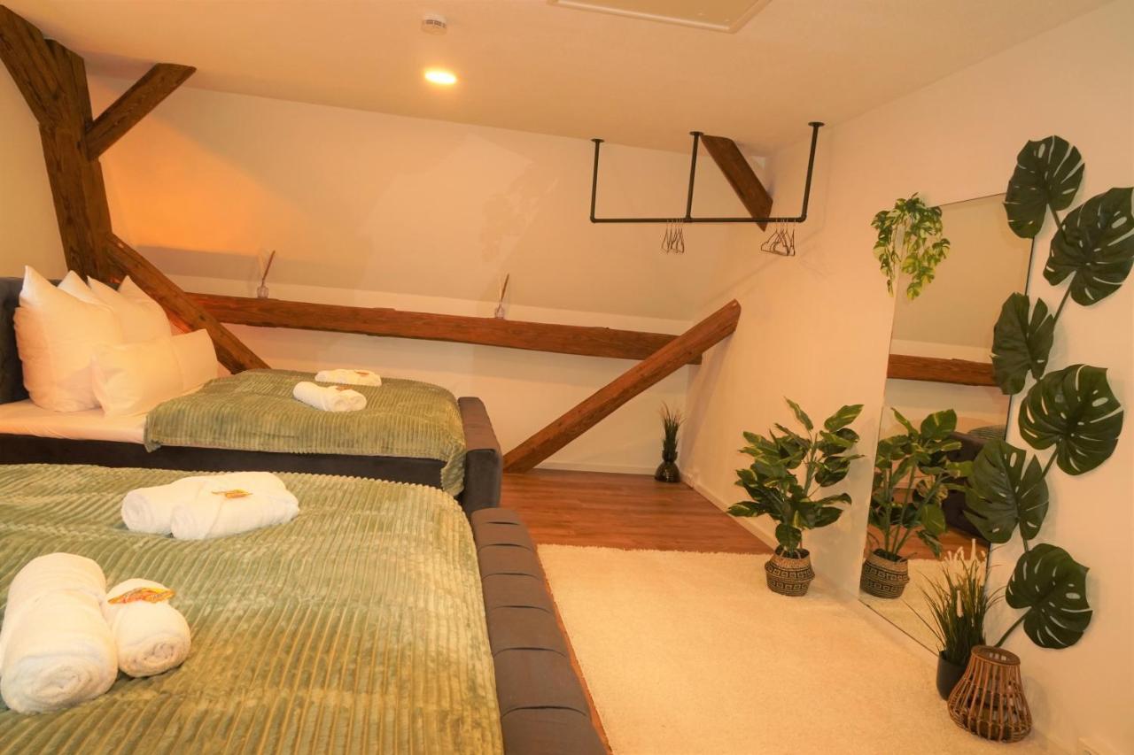 Galerie-Wohnung I Sanierter Pferdestall I Europapark I Boxspring I Nespresso Kippenheim Buitenkant foto