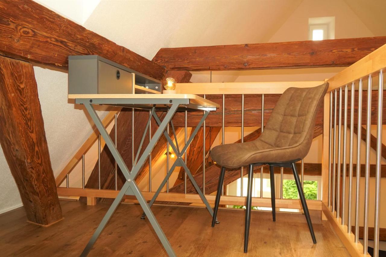 Galerie-Wohnung I Sanierter Pferdestall I Europapark I Boxspring I Nespresso Kippenheim Buitenkant foto
