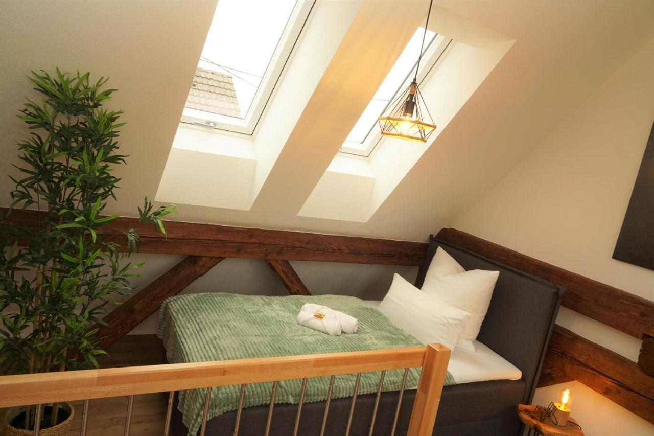 Galerie-Wohnung I Sanierter Pferdestall I Europapark I Boxspring I Nespresso Kippenheim Buitenkant foto