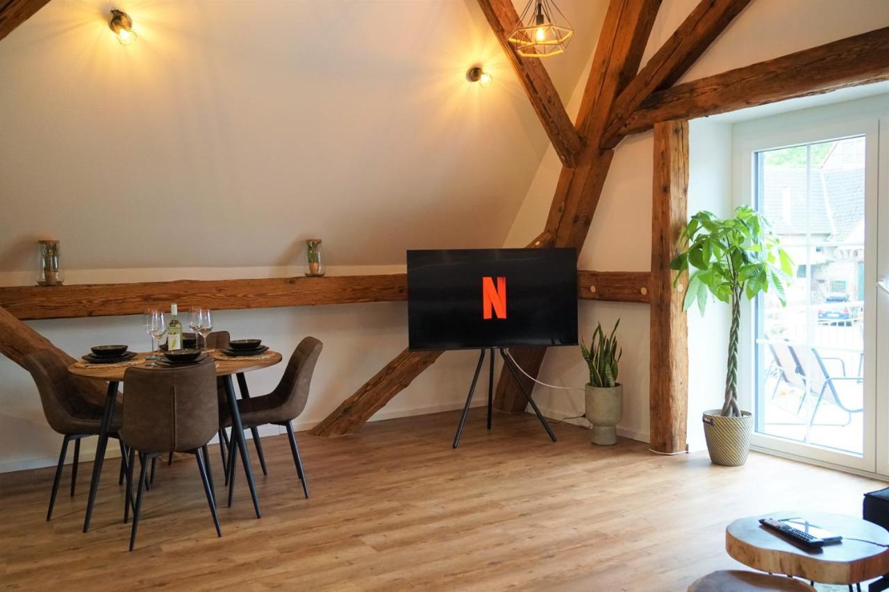 Galerie-Wohnung I Sanierter Pferdestall I Europapark I Boxspring I Nespresso Kippenheim Buitenkant foto