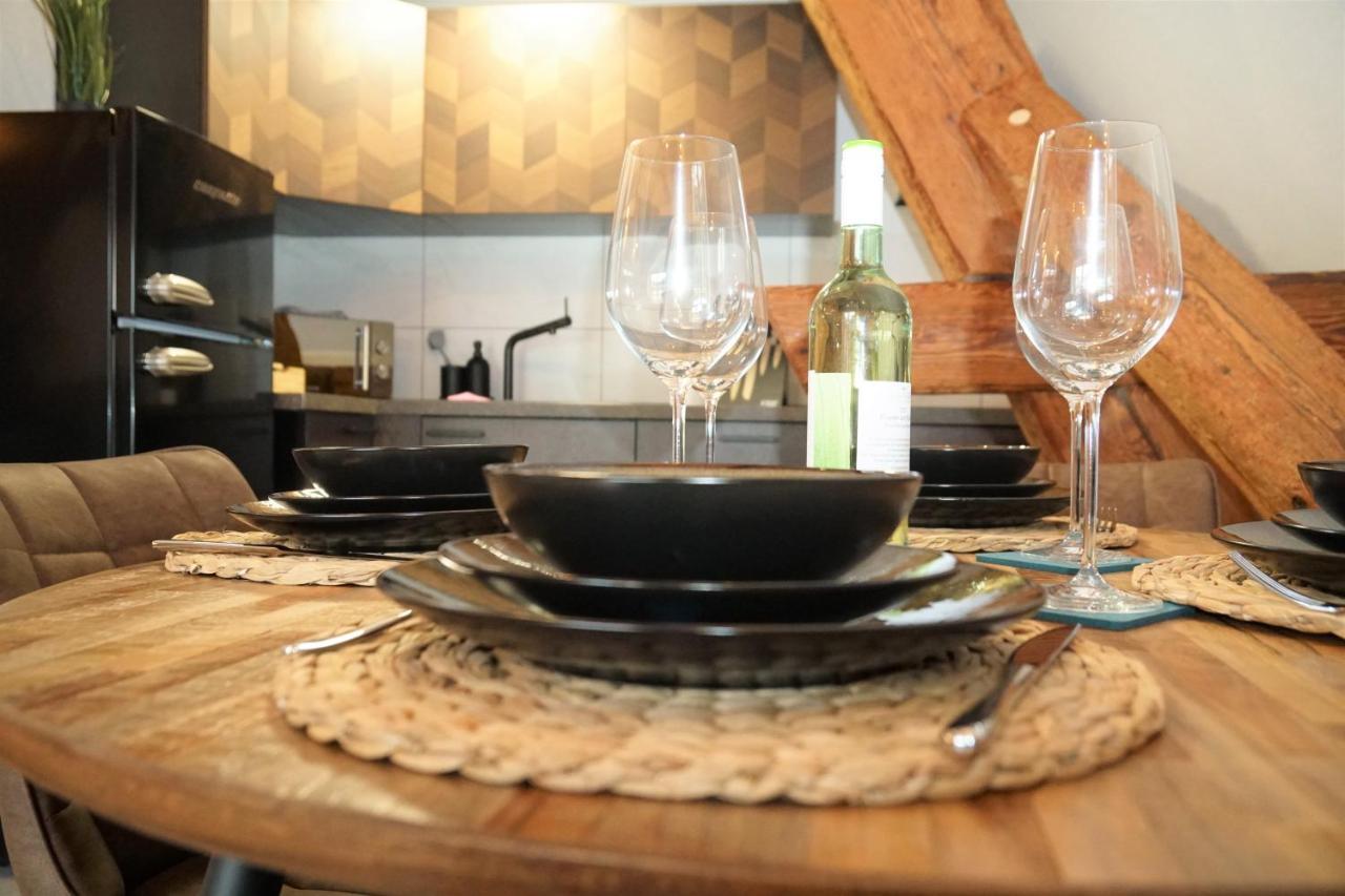 Galerie-Wohnung I Sanierter Pferdestall I Europapark I Boxspring I Nespresso Kippenheim Buitenkant foto
